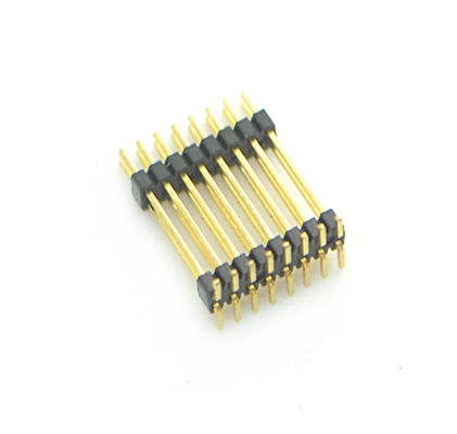 2*8P 1.27mm pitch   Dual Row  Double plastic SMT   PA9T Black Pcb Pin Connector