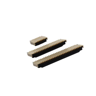 Conector FPC/FFC 0,3 mm passo, conector dianteiro, fecho traseiro, altura do soquete de linha macia 1,0 mm 9/13/41/71P