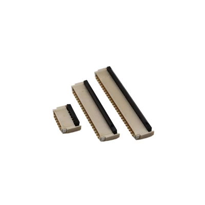 Conector FPC/FFC 0,5 mm passo inserção frontal bloqueio traseiro altura do soquete de linha macia 1,0 mm 4/12/30/50P