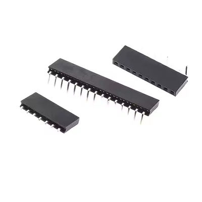 Single Row 2.0 Bend Female Header 90 Degree Horizontal 2mm Tabela Eletrônica para Tabela Mezzanine Conectores 1*2P3P4P5P6P8P10P Pins