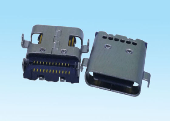 24 tipos avaliação do Pin USB da tensão do conector 5.0V de C para o cabo de carregamento de alta velocidade de USB