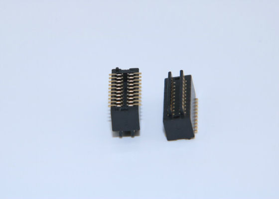 Pinos masculinos do passo 4.0mm H 2*10 do conector 0.8mm do gênero 5001-BTB0840-20M BTB